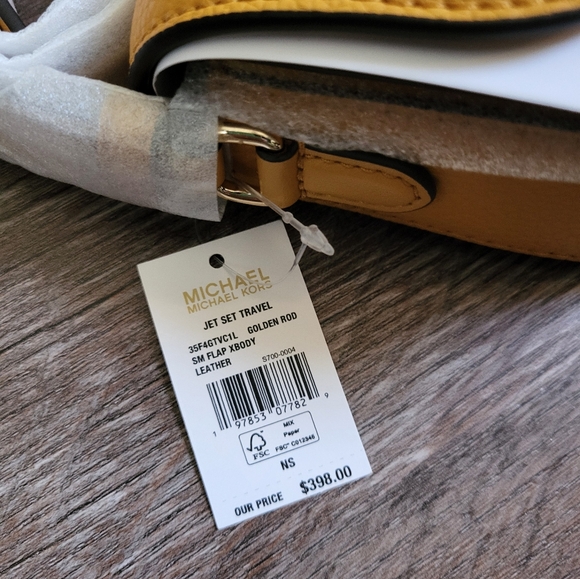 MICHAEL KORS Jet Set Small Flap Crossbody NWT - Picture 5 of 12